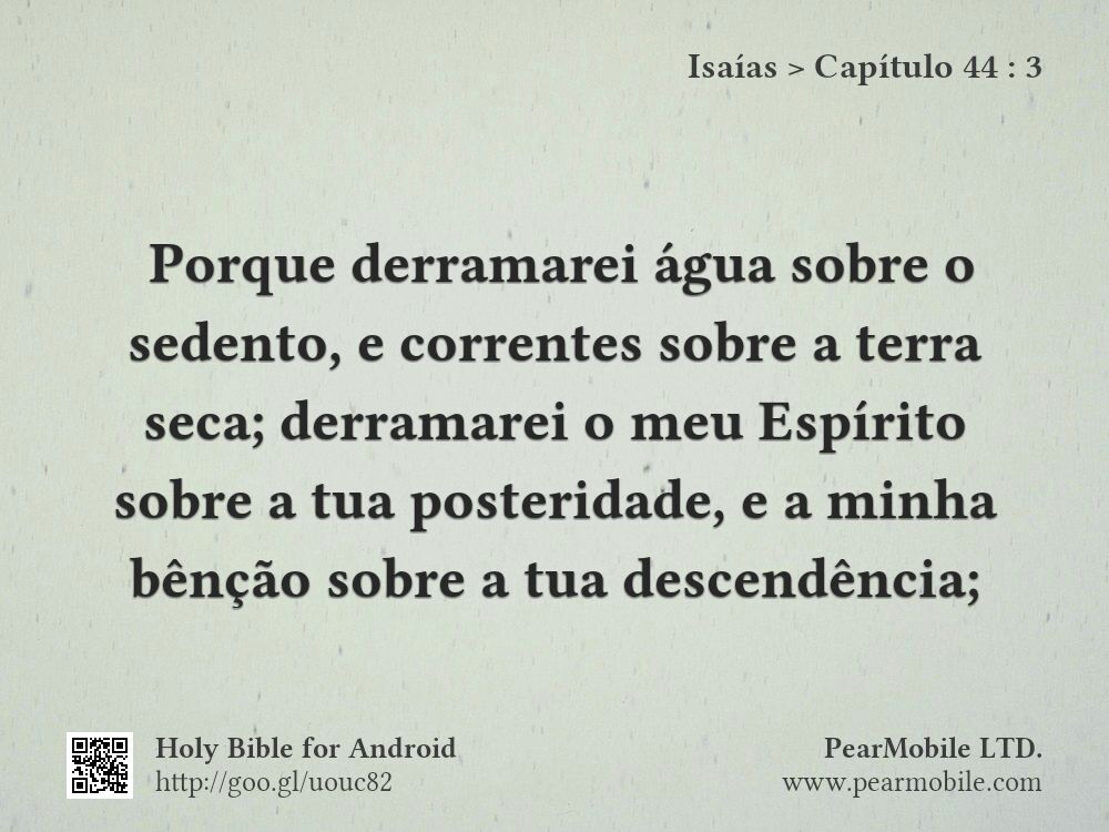 Isaías, Capítulo 44:3